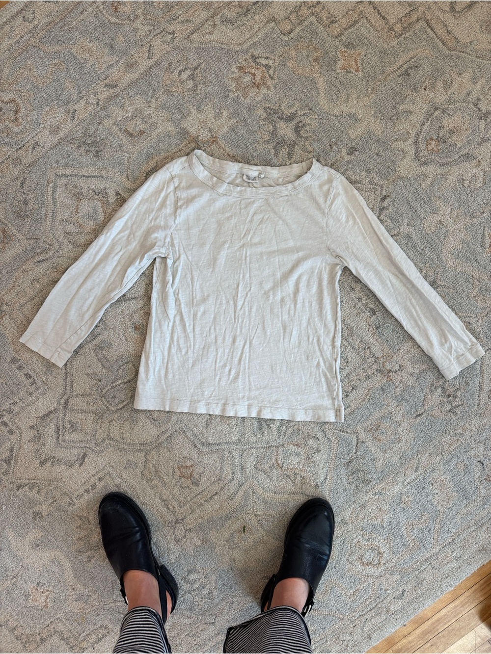 Toast Classic Boatneck Long Sleeve Shirt in Organic Cotton